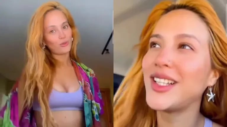 Flor Vigna viajó al Sur tras separarse de Luciano Castro